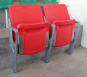เก้าอี้สนามกีฬา HDPE กันน้ำแบบพับได้ สำหรับใช้งานภายในและภายนอกอาคาร - Product Image 2