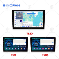 Reproductor de DVD para Auto TS10S TS20S con Pantalla Táctil Android 14.0, 8 Núcleos, 4+64GB, 9/10 Pulgadas, 4G LTE, BT, DSP de 8 Núcleos, Carplay Inalámbrico, Radio Android