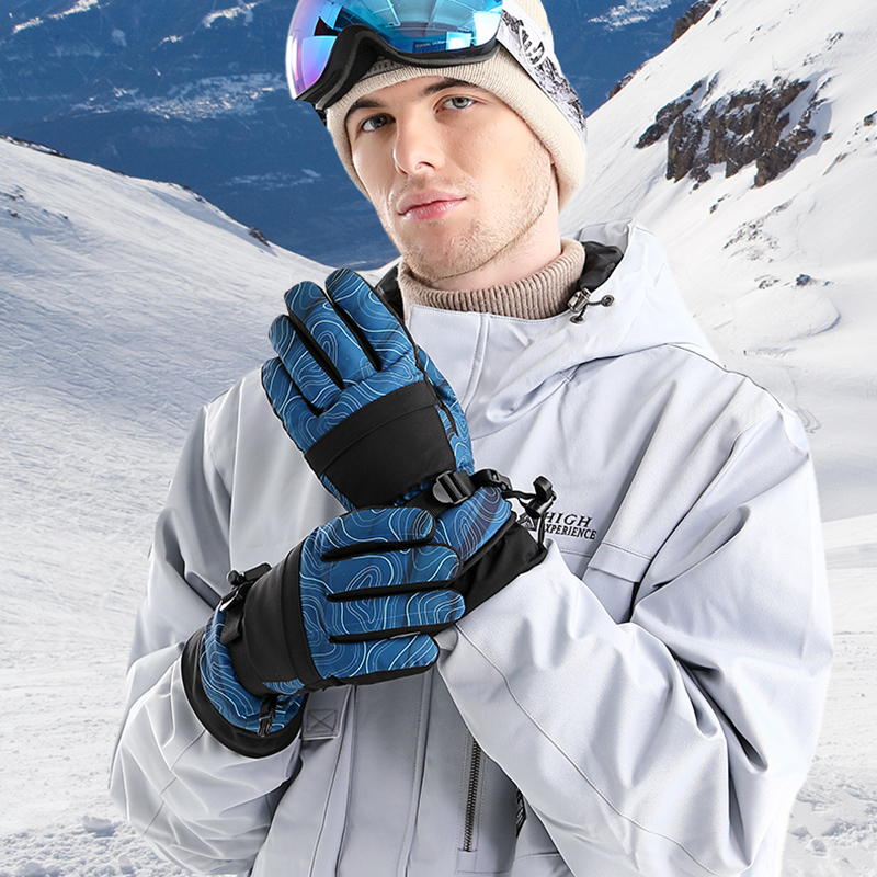 Пуховые перчатки более зимняя куртка на хлопковом подкладе для мальчиков, чтобы сохранить тепло и бархат для верховой езды мотоциклов ветра теплая водонепроницаемая обувь для катания на лыжах