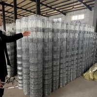 Malla de Alambre Galvanizado de Alta Resistencia para Cercas Agrícolas, con Orificios Cuadrados, Soldada, Cortada y Doblada, Panel de Cerca para Ganado, Caballos y Animales