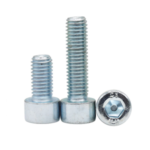 Gran oferta, grado 8,8 10,9 12,9, tornillos de cabeza hexagonal chapados en zinc DIN912, Perno Allen galvanizado Boulon M3 M1.4 - Product Image 6