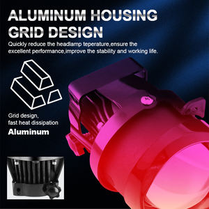 Lente de tipo Lente de proyección de lámpara antiniebla de coche universal Lente de proyector BI de alto brillo de <span class=keywords><strong>largo</strong></span> alcance - Product Image 5