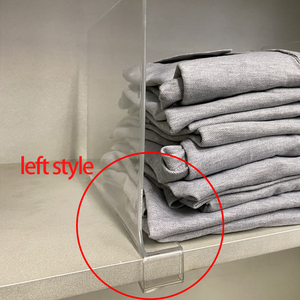 Separador de armario de nevera de ropa de supermercado transparente ajustable de muestra gratis - Product Image 2