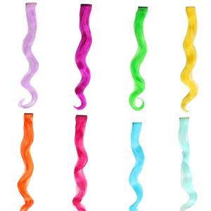 วิกผมหยิกยาว20นิ้วสำหรับสาวๆวิกผมยาวหลาก<span class=keywords><strong>สี</strong></span>พร้อมคลิปต่อ<span class=keywords><strong>ผม</strong></span> - Product Image 4