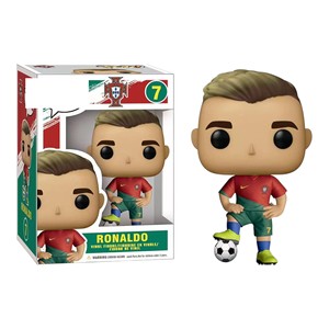 Figurine d'action en PVC de <span class=keywords><strong>Cristiano</strong></span> <span class=keywords><strong>Ronaldo</strong></span> de 4 pouces en gros - Style Funko POP, jouet en vinyle de l'équipe nationale du Portugal pour les fans de la Coupe du Monde 2026 - Product Image 1