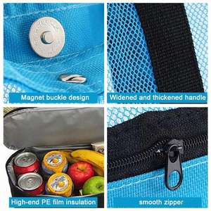 Wholesale Waterproof Insulated Fabric Hanging <b>Storage</b> <b>Bag</b> with Handle Collapsible Beach and Picnic Travel Clothes Organizer - Product Image 5
