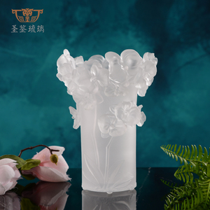 Jarrón Hidropónico de Cristal Contemporáneo Único, Decoración Ecológica para el Hogar V101, Jarrón de Artesanía Moderna V101 - Product Image 1