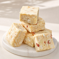 Cranberry Snowflake Crisp Premium, sac de 3 kg, vente en gros, bonbons au nougat, en-cas