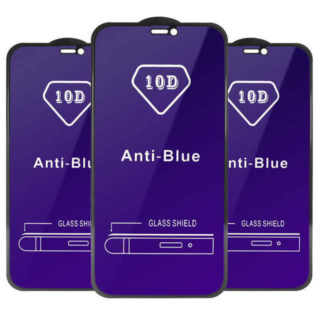Protective Film 10D Tempered Glass for iPhone 17 Pro Max 15 14 Plus 13 12 8 17 Air 16e Full Glue Cover Guard 9H Screen Protector