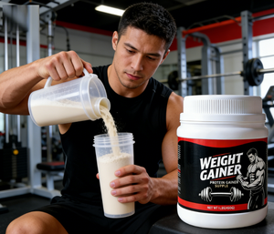 Poudre de protéines <span class=keywords><strong>pour</strong></span> la prise de poids |   Complément de prise de masse musculaire <span class=keywords><strong>pour</strong></span> la récupération après l'entraînement, protéines riches en calories <span class=keywords><strong>pour</strong></span> la croissance musculaire - Product Image 3