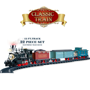 Set di treni giocattolo per bambini dal Design classico con luce per fumatori e <span class=keywords><strong>suono</strong></span> <span class=keywords><strong>del</strong></span> <span class=keywords><strong>treno</strong></span> - Product Image 3