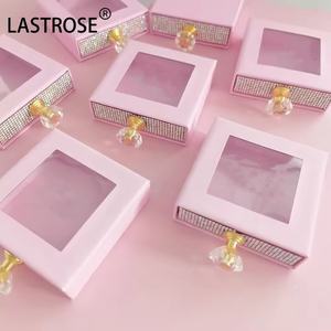 空のまつげボックス香水ミンクまつげ包装ボックスまつげボックスまつげケースハンドル付き - Product Image 4