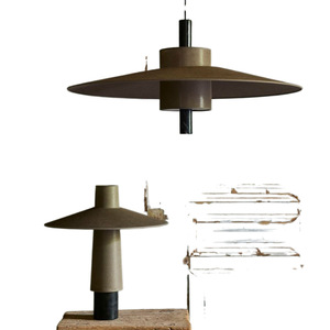 Lampe suspendue moderne nordique, lampe de table E27 LED, hauteur réglable, ronde, noire, 220V, commande par interrupteur - Product Image 5