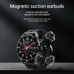 Montre connectée sportive T20 avec écouteurs, suivi de la santé, podomètre et moniteur de fréquence cardiaque - Product Image 6
