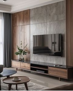 Mobile TV <span class=keywords><strong>Moderno</strong></span> di Lusso a Parete con Supporto Fluttuante per <span class=keywords><strong>Soggiorno</strong></span>, Camera da Letto, Appartamento, Hotel, con Funzioni di Archiviazione, Adatto per TV da 65+ Pollici - Product Image 4