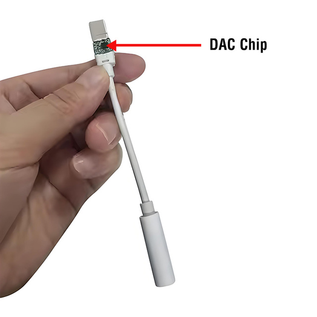 US Warehouse Local Stock 3.5mm Female to Type C Aux Audio DAC Chip Digital Adapter Earphone USB C Male for Samsung for iPhone