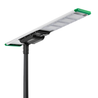 Lampe solaire de rue à détecteur de mouvement, haute luminosité 80W, étanche IP66