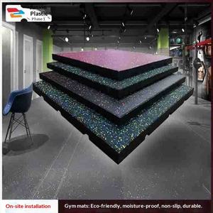 Tapetes de Gimnasio de Goma Encastrables Premium, Antideslizantes y Absorbentes de Impactos para Gimnasios Comerciales y Domésticos - Product Image 5