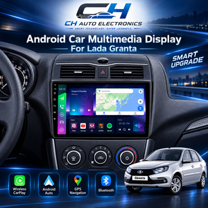 Autoradio multimédia HD Android avec <span class=keywords><strong>GPS</strong></span>, Carplay et 4G pour LADA Granta Cross 2018-2019 - Product Image 2