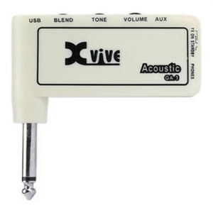 Amplificateur de guitare acoustique Vive GA 1 rechargeable blanc USB Blend Tone Volume Aux Jack 6,3 mm Mini Jack 3,5 mm - Product Image 2
