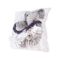 Jouets à mâcher pour chiens et chiots, écologiques, en forme d'animal, avec corde et son, pour la dentition et l'entraînement