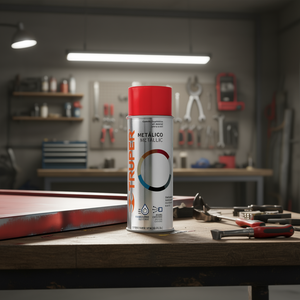 Truper Metallic Red Spray <b>Paint</b> 400Ml Acrylic <b>Coating</b> For Metal & Wood, Fast Drying, High Coverage, Box Of 6 Units, Made In Mexi - Product Image 2
