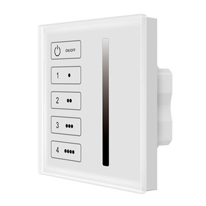 Hot Dali-2 chứng nhận 1 khu hoặc 4 khu Dali Master <span class=keywords><strong>Controller</strong></span> TL4-1D Dim/CCT treo tường Touch Panel Dali Master - Product Image 1