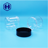 Nouveau design – Bocaux cylindriques à large ouverture en PET transparent avec couvercles à vis, étanches, sans BPA, de qualité alimentaire, pour le stockage du sucre et des aliments pour bébés