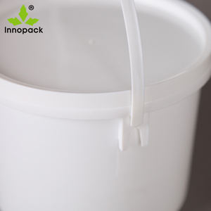 Seau en plastique blanc bon marché de 2 litres avec couvercle et poignée – Idéal pour la peinture – Seau pratique – Fût – Seau à peinture - Product Image 4