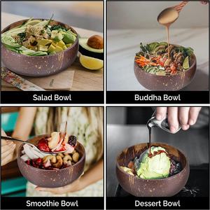 Новинка, миска из кокоса, миска для коктейлей «Мария», миска для Салата Или асаи, кухонная утварь - Product Image 5