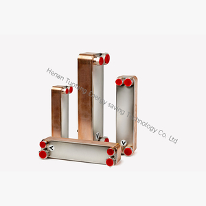 Mini scambiatore di calore a piastre brasato 110KW raffreddamento ad olio caldo in acciaio inossidabile titanio scambiatore di calore personalizzato disegni gratuiti - Product Image 1