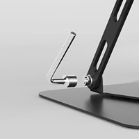 Portable rotatif en métal portable et support de téléphone portable conception pliable pour bureau et apprentissage pour tablette PC et Smartphone