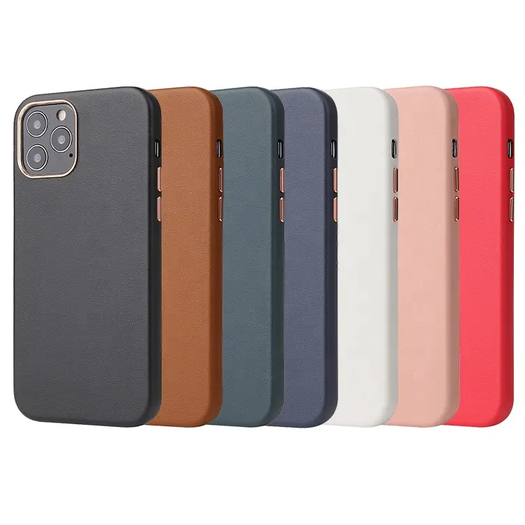 Custom Accessories Mobile Phone Back Cover For iPhone 12 13 14 Pro Max PU Leather Case