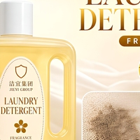 Deterjen Cair Pencuci Pakaian Kuning Lembut Berbentuk Pipih, Wangi Tahan Lama, Produk Pembersih