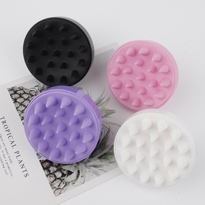 0.19 $ Activités de septembre Shampooing en silicone Masseur de tête <span class=keywords><strong>Brosse</strong></span> de massage du cuir chevelu pour la croissance des cheveux pelliculaires - Product Image 6