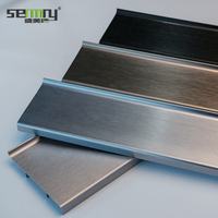 Plinthe en alliage d'aluminium de qualité supérieure, durable et imperméable, pour la protection des murs et des sols des hôtels et des bâtiments commerciaux