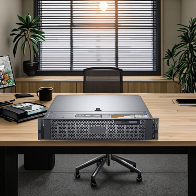 Dells Poweredge R740 Complete Network Data Intel Scalable 2U Rack Server 32G Memory 1T Storage in Stock
