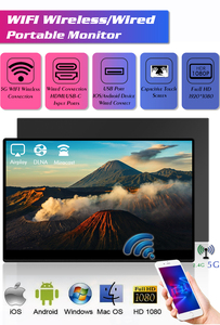 New Arrival 15.6 1080p được xây dựng trong pin LCD hiển thị cảm ứng di động màn hình Màn hình tương tác với loại C và mini HD cổng - Product Image 2