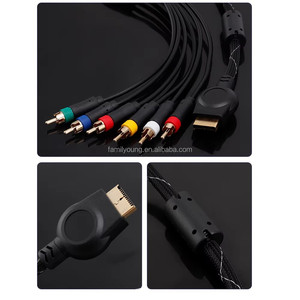<span class=keywords><strong>Cable</strong></span> de Audio y vídeo <span class=keywords><strong>AV</strong></span> RGBS de alta calidad de 1,8 m, componente PS2 a Ypbpr para consola de juegos PS, componente trenzado HDTV, <span class=keywords><strong>Cable</strong></span> RCA - Product Image 5