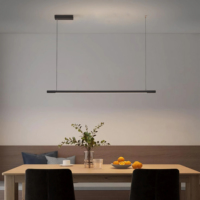 Suspension linéaire LED en profilé aluminium LE011 – Luminaire suspendu linéaire LED en gros pour intérieurs modernes