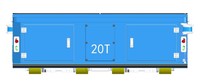 Chariot de transfert omnidirectionnel robuste sur mesure de 20 tonnes, navigation laser, AGV, véhicule à guidage automatique, robot