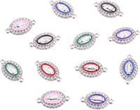 Incrustation en émail de 6 couleurs de strass notre dame vierge marie lien médaille miraculeuse rosaire Floral pièce maîtresse en alliage Crucifix Conne 30 pièces