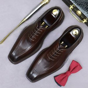 High-quality Designer Leather Shoes for Men Genuine Leather Business Formal Men's Shoes English-style Luxury Cowhide Men's Shoes - Product Image 5