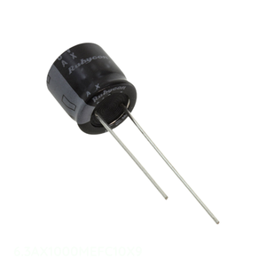 Condensateur original 6.3AX1000MEFC10X9 CAP ALUM 1000UF 20% 6.3V RADIAL à montage traversant 1000 uF - Product Image 1