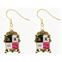 Boucles d'oreilles clous en alliage ZPB Zeta Phi Beta de qualité supérieure, bijoux cadeau pour amies, accessoires pour filles