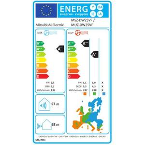 Climatiseur intelligent 9000 BTU/h R32 A+++ Technologie Mono Split Pack 1 MSZ-DZ Mono Split A++ Gaz R32 Air - Product Image 4