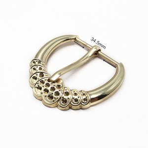 Hebilla de Cinturón Cuadrada de Metal Dorado Brillante, Accesorios Personalizados Jinming - Product Image 3