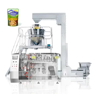 Automatische Voorgemaakte Ritszak Suiker Koffieboon Energie Drank Pet Food Granule Horizontale Verpakkingsmachine