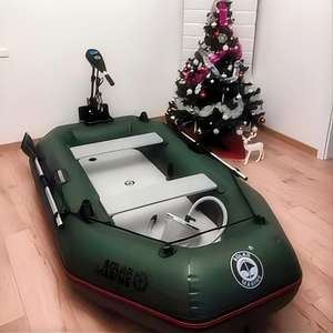 B230-<span class=keywords><strong>3</strong></span> Barco de Pesca para <span class=keywords><strong>3</strong></span> Pessoas com 2,<span class=keywords><strong>3</strong></span> M de Piso Inflável de PVC Caiaque Inflável com Motor Elétrico de 28 Lbs e Suporte de Montagem - Product Image 4