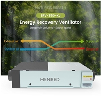 Système de ventilation d'air frais ERV monté au plafond commercial Hôtel SPA Club Ventilateur de récupération d'énergie